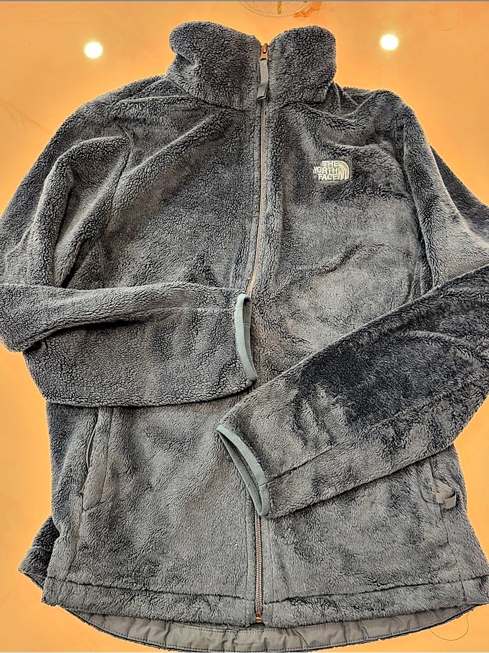 The North Face Fleece (Dark Teal color)